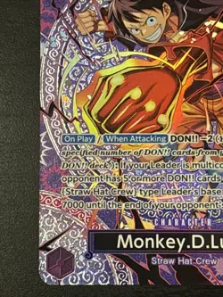 One Piece CCG ST26-005 Monkey.D.Luffy SP English Near Mint - Image 5