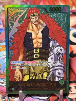 EUSTASS CAPTAIN KID - One Piece ST02-001 - PROMO Leader L - Premium Collection - Image 1