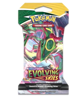 1X POKEMON Sword Shield EVOLVING SKIES SLEEVED BOOSTER PACk( RANDOM ART ) - Image 5