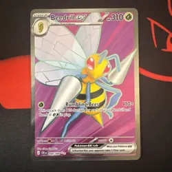 Beedrill Ex Ultra Rare Chaos Rising Pokemon Card TCG - Image 1