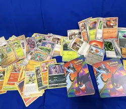 200+ Pokemon Mixed Card Lot- Pokemon Collection 2 Small Binders Some Loose - Image 4