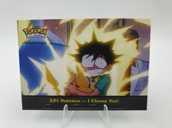 EP1 Pokemon - I Choose You! 2000 Topps TV Animation Edition Blue Label Card - Image 2