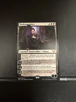 Magic: The Gathering Professor Onyx Mythic Card Regular MTG - Image 1
