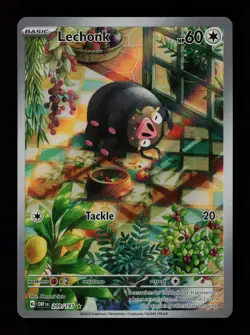 Lechonk 209/197 Illustration Rare Obsidian Flames Pokemon Cards - Image 1