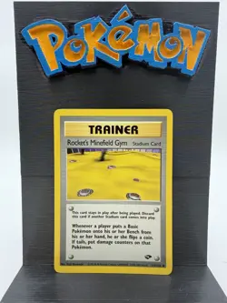 Pokemon TCG Trainer Rockets Minefield Gym 119 /132 Gym Challenge Vintage Card LP - Image 1