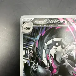 Galarian Obstagoon 245/217 Ascended Heroes Pokemon TCG Card Illustration Rare NM - Image 2