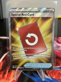 Pokemon TCG Special Red Card Trainer Item Full Art Chaos Rising English NM - Image 1