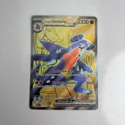 Pokemon TCG Destined Rivals Cynthia's Garchomp ex 215/182 Full Art Ultra Rare NM - Image 1