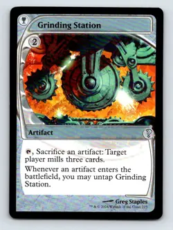Grinding Station (Future Sight) U Mystery Booster 2 223 NM - Image 1