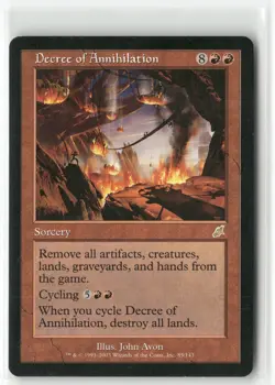 Decree of Annihilation Scourge LP MTG Magic The Gathering - Image 1