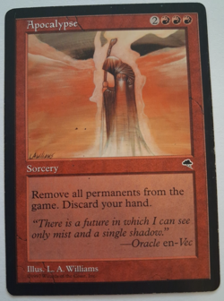 Apocalypse MP/HP MTG Magic the Gathering Tempest Reserved List - Image 1