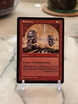 MTG Ruination Stronghold Regular Lightly Played - Image 1
