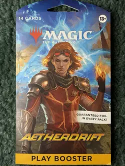 Magic The Gathering Aetherdrift Sleeved Play Booster Factory Sealed Lot of 52 - Image 2