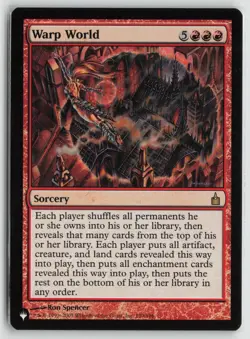 Warp World Lightly Played 150/306 The List Reprints Magic: The Gathering - Image 1