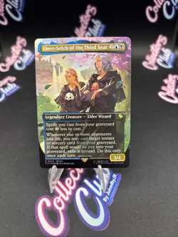 Emet-Selch of the Third Seat (Borderless) (Chocobo Track Foil) Commander: Final - Image 1