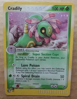 Cradily 3/100 Rare Holo ex SandStorm Set Pokemon LP - Image 1