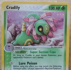 Cradily 3/100 Rare Holo ex SandStorm Set Pokemon LP - Image 2