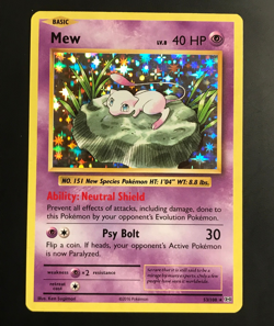Mew 53/108 Holo Rare Pokemon XY Evolutions 2016 - Image 1