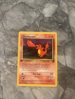 Charmander 50/82 NM Team Rocket Non-Holo Pokemon Card - Image 1