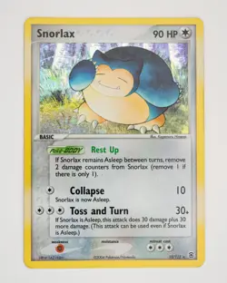 Snorlax #15 15/112 [Holo] Pokemon Fire Red & Leaf Green - NM-LP - Image 1