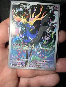 Xerneas 091/086 Chaos Rising Holo Pokemon Illustration Near Mint Pack Fresh - Image 3