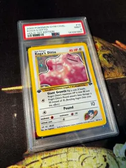 KOGA'S DITTO 2000 POKEMON GYM CHALLENGE HOLO 1ST EDition #10 PSA 9 TCG - Image 1