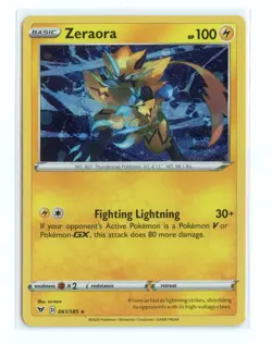 Zeraora (Cosmos Holo) 061/185 Holo Rare Holo Pokemon LP - Image 1
