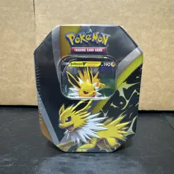 Pokemon TCG Eevee Evolutions Tin Jolteon V (evolving Sky’s Pack Inside) 820650809057 - Image 1