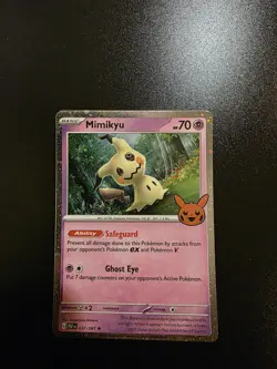 Mimikyu (Cosmos Holo) 037/091, Pokemon Trick Or Trade 2024 - Image 1