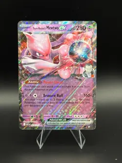 Pokemon Team Rocket's Mewtwo EX 079/217 ME: Ascended Heroes NM Double Rare - Image 1
