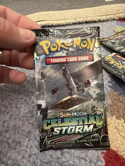 10 Pokemon TCG Sun & Moon Celestial Storm Sealed Booster Packs (various art) - Image 2