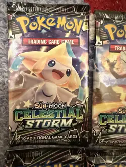 10 Pokemon TCG Sun & Moon Celestial Storm Sealed Booster Packs (various art) - Image 4