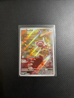 Pokemon Stufful 154/132 Me01 Mega Evolution Illustration Rare Holo 70HP Basic - Image 1