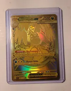 Pokemon TCG: Ascended Hero’s MEGA DRAGONITE EX 295/217 GOLD HYPER RARE - Image 3