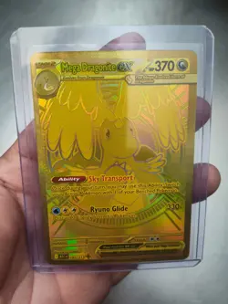 Pokemon TCG: Ascended Hero’s MEGA DRAGONITE EX 295/217 GOLD HYPER RARE - Image 4