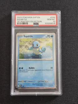 Squirtle - PSA 10 (Cosmos Holo) Scarlet & Violet Promo 151 Holo - Pokemon #048 - Image 1