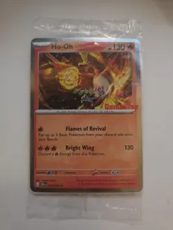 Sealed Pokemon Ho-Oh 010/086 GameStop Stamped Cosmos Holo Promo - Near Mint - Image 1
