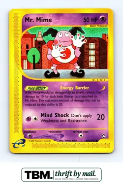 2003 Pokemon Aquapolis #095b/147 Mr. Mime (95b) - Image 1