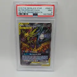 Pokemon Moltres & Zapdos & Articuno GX SM210 Black Star Promo Foil Basic 300 HP - Image 1