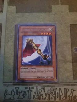YUGIOH ELEMENTAL HERO CAPTAIN GOLD DP06-EN004 RARE 1ST ED NM - Image 1