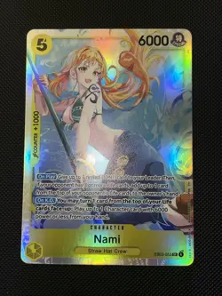 One Piece Nami EB03-053 SR Extra Booster Heroines Edition English NM Pack Fresh - Image 2