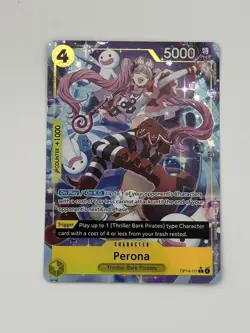 One Piece Perona OP14-111 SR Alternate Art - The Azure Sea's Seven - English - Image 1