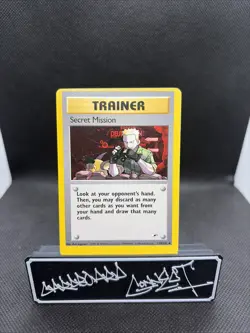Secret Mission 118/132 Gym Heroes Regular OC miscut Error Card - Image 1