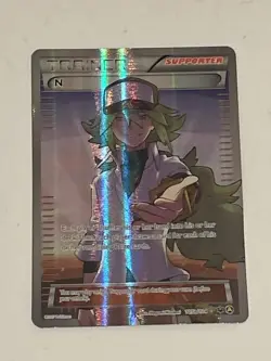 Pokemon TCG 105a/124 N Trainer card Full Art Rare Moderately Played 2017 - Image 1