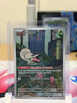 Pokemon TCG Shelmet 093/086 Illustration White Flare Holo Card English - Image 1