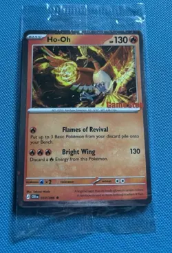 Ho-Oh 10/86 Holo Rare Pokemon Card - GameStop Exclusive - ENGLISH Chaos Rising - Image 1