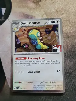 Dudunsparce Holo Pokemon Prize Pack Series 7 Promo Pokemon Card NM/LP Stamp - Image 1
