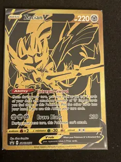 Pokemon TCG Zacian V SWSH Promo SWSH076 Holo Promo - Image 1