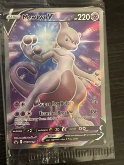 SEALED Pokemon TCG Mewtwo V SWSH Black Star Promos SWSH229 Holo Promo - Image 1