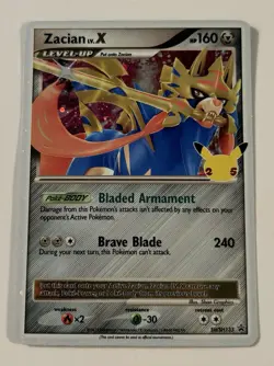 Zacian LV. X Holo Promo SWSH: Sword & Shield Promo Cards SWSH135 LP - Image 1